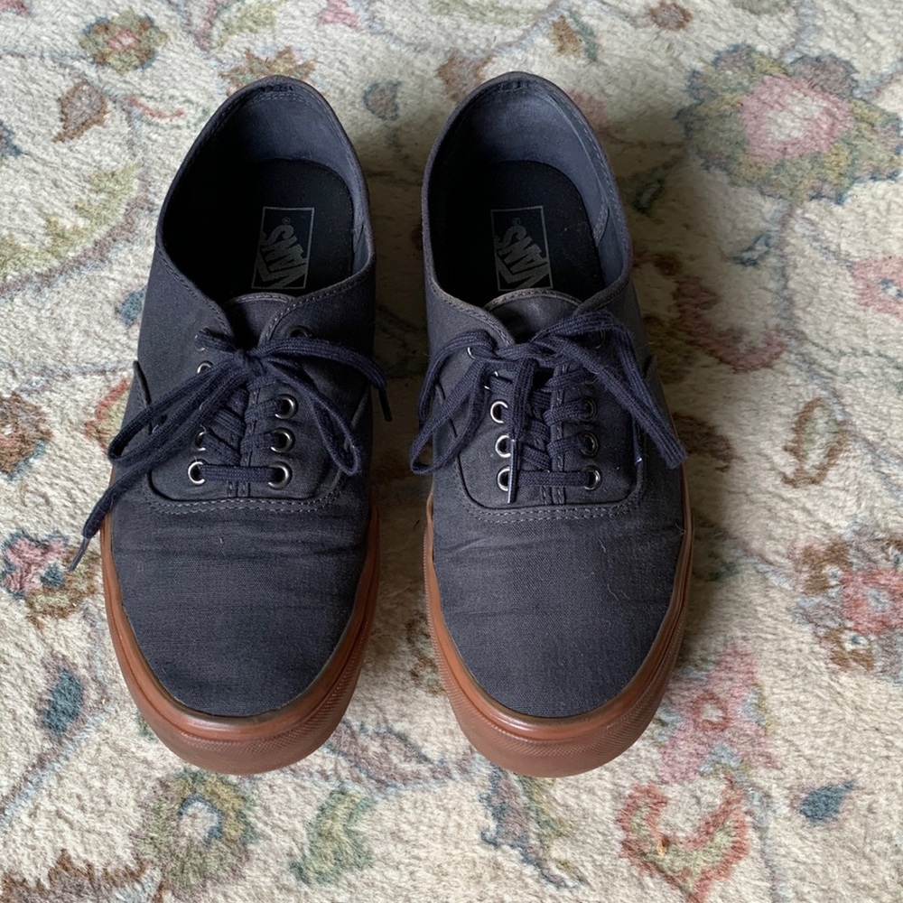 Grey “Authentic” Style Low Top Vans